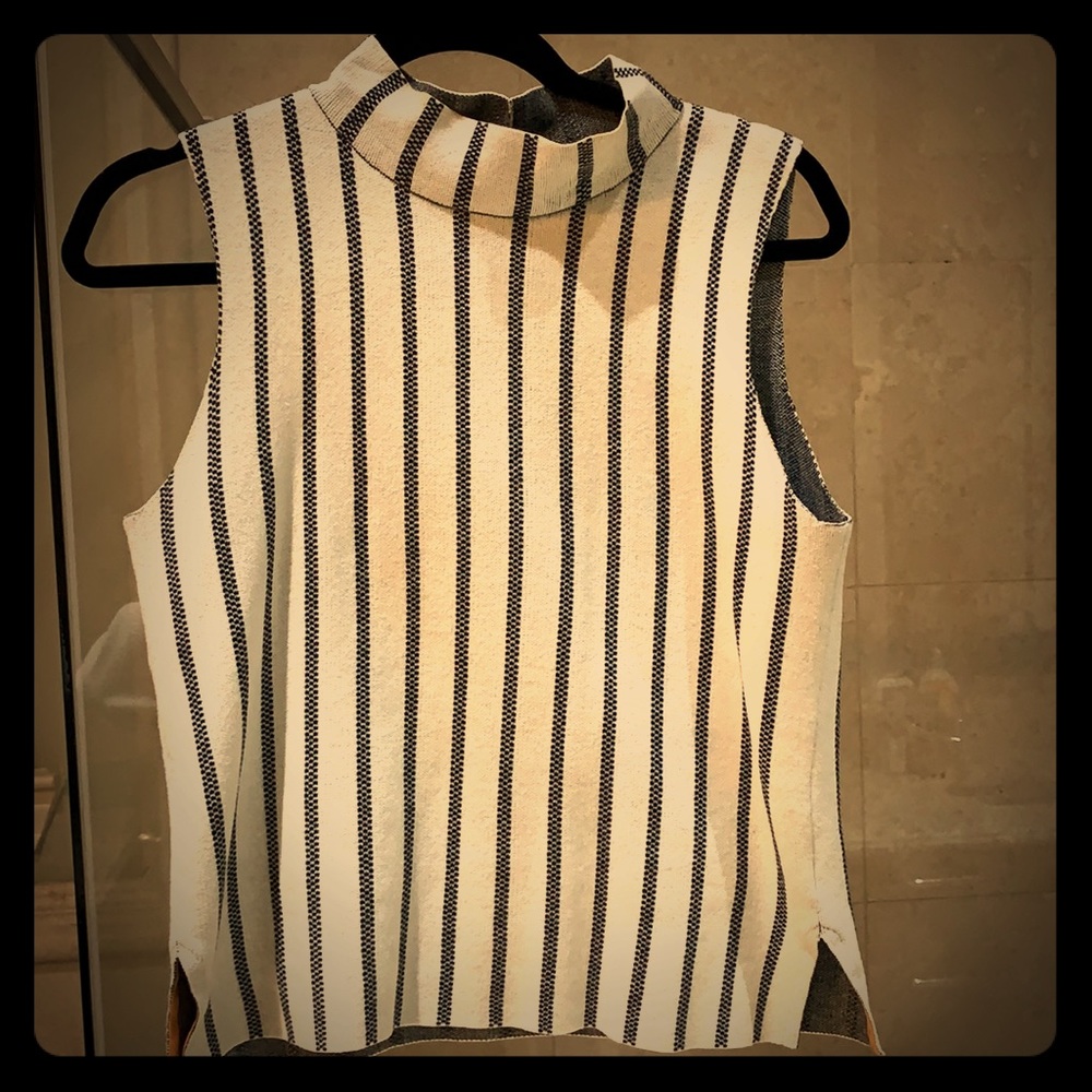Mock neck top from Anthropologie